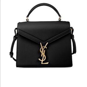 Saint Laurent YSL Med Cassandra Bag in Black